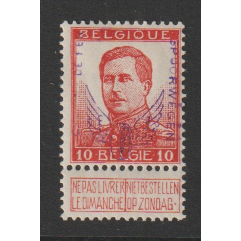 1915 - COB TR49* - Scott Q51 - Genuine - Signed - MH