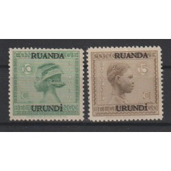 1929 - RUANDA-URUNDI - COB 79/80** - MNH