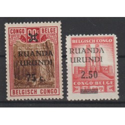 1941 - RUANDA-URUNDI - COB 119/20** - MNH