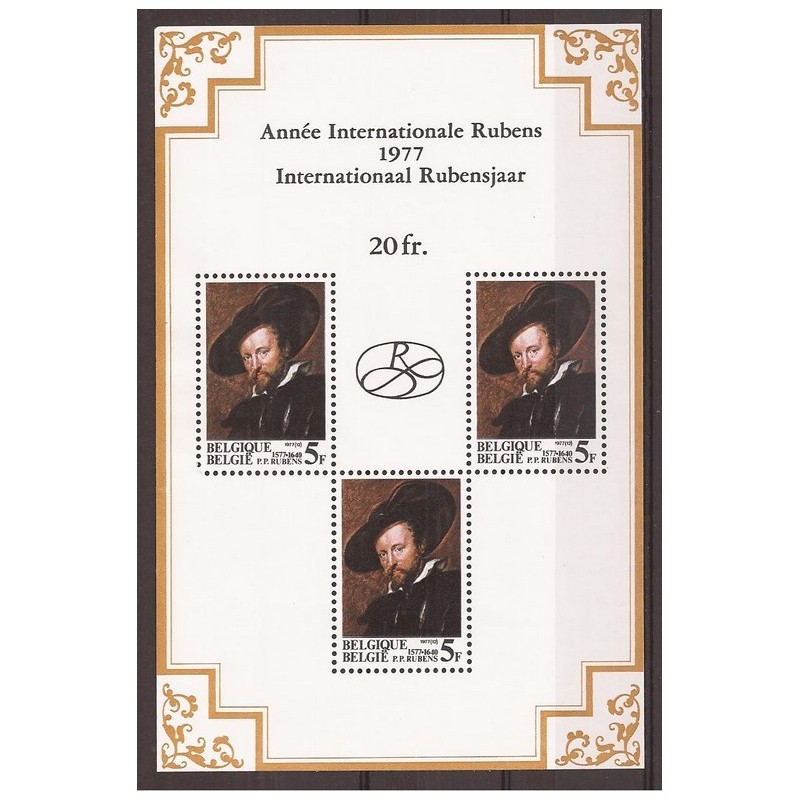 1977 - COB BL52** - Scott 992a - Rubens Self-portrait - MNH